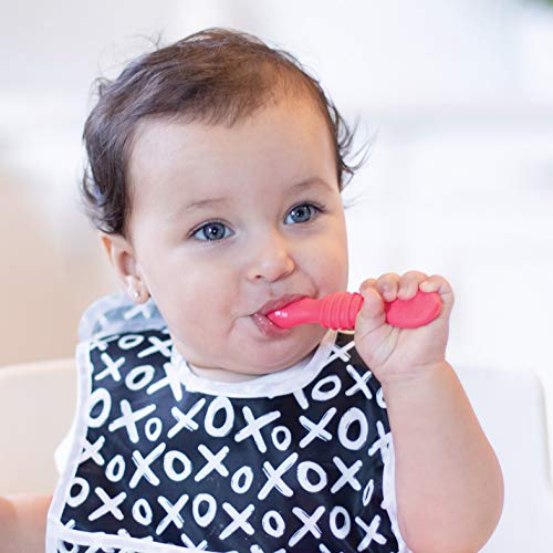 Bumkins Baby Bowl with Suction and 4 Spoons for 4 Mos Up