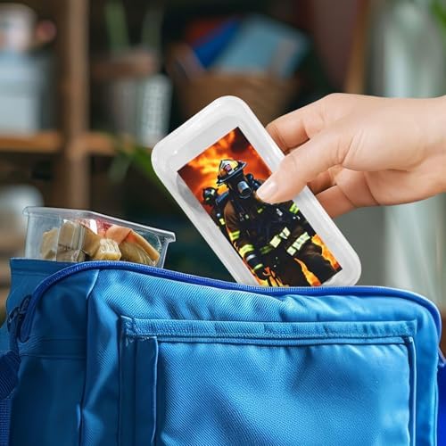 Firefighter Flame Print Cutlery Set with Travel Case