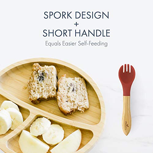 Avanchy Baby Spork Set 2 Pack Gray 1