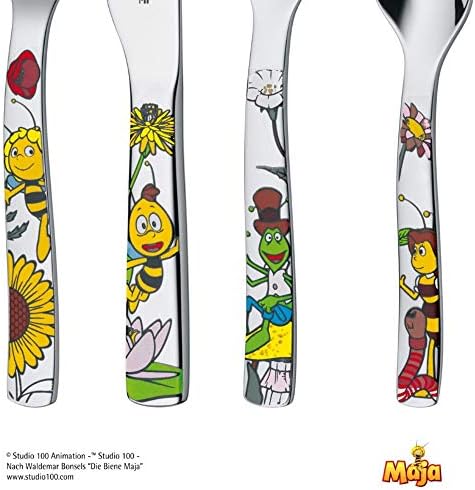 WMF Maya the Bee 4-Piece Cutlery Set for Kids 3