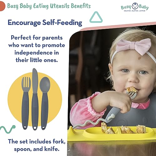 Busy Baby Flatware Set for Babies Toddlers 1