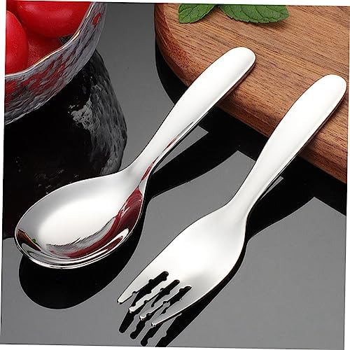 CRILSTYLEO 2PCS Stainless Steel Utensils Set