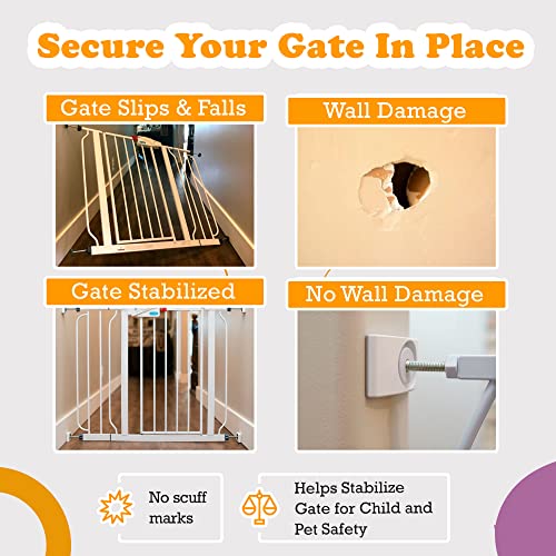 Wall Nanny Baby Gate Wall Protector 4 Pack