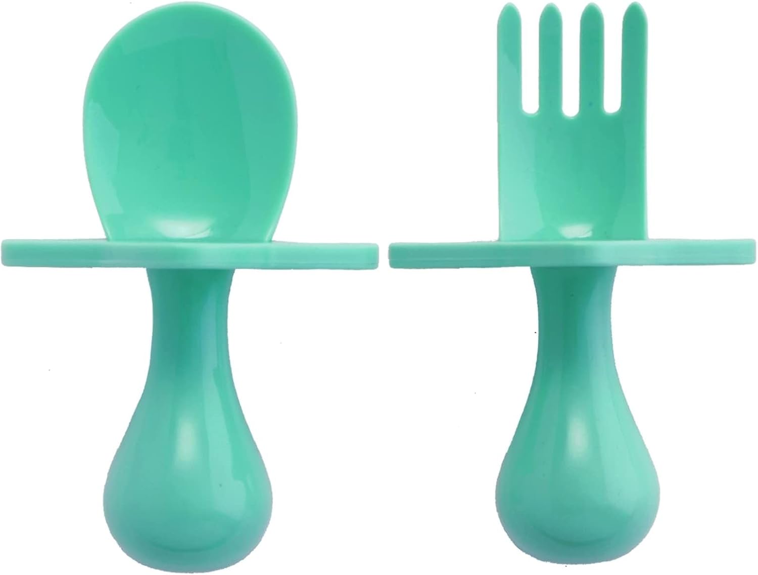 Nooli Toddler Spoons and Forks Set BPA Free Mint