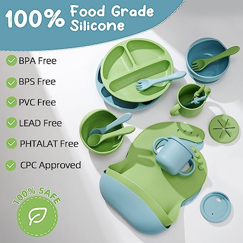 MumEZ Silicone Baby Feeding Set for 6 Months Up 1