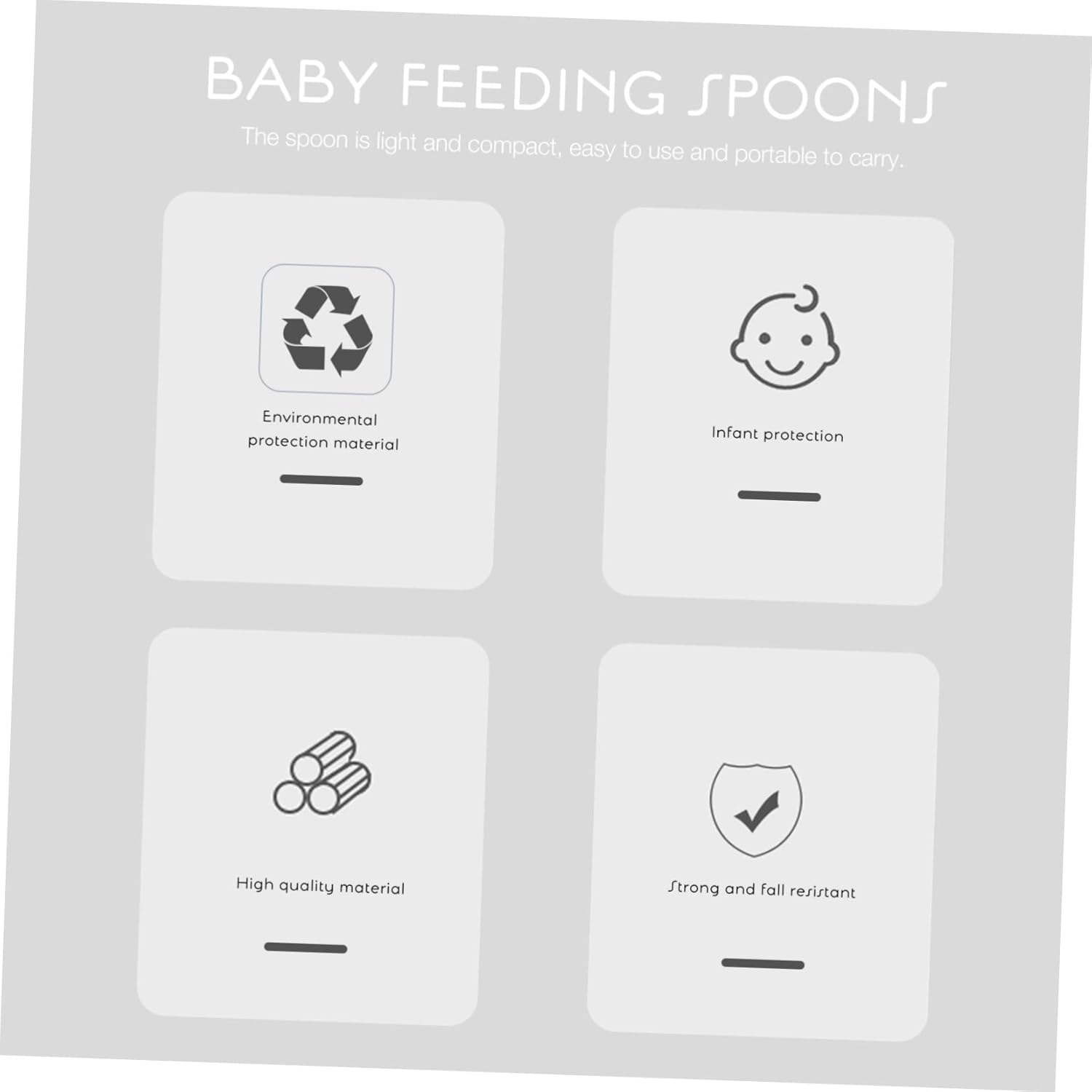 2PCS Soft Spoons for Baby Self Feeding 1