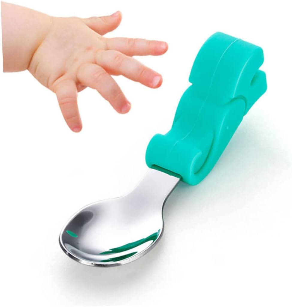 GARVALON Spoon and Fork Set with Elephant Storage Case 1