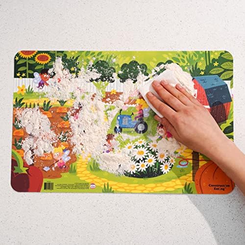 Garden Fairy Utensil Set and Placemat for Kids