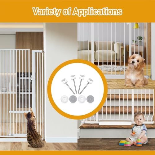 4 Pack Baby Gate Extender with Wall Protector