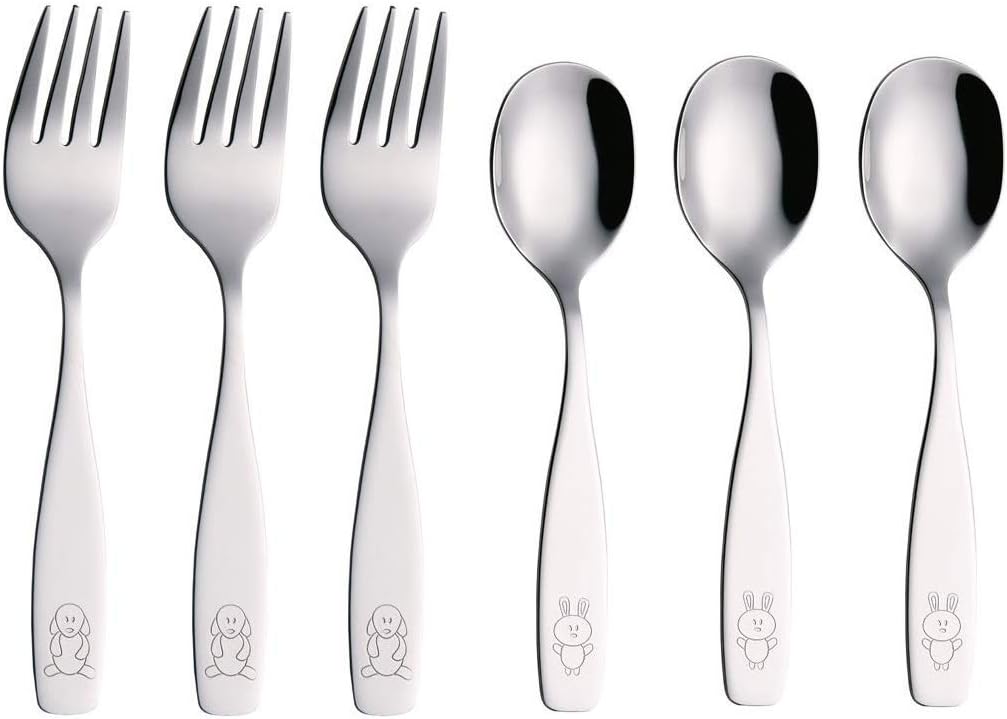 ANNOVA Kids Flatware Set Stainless Steel 6PCS