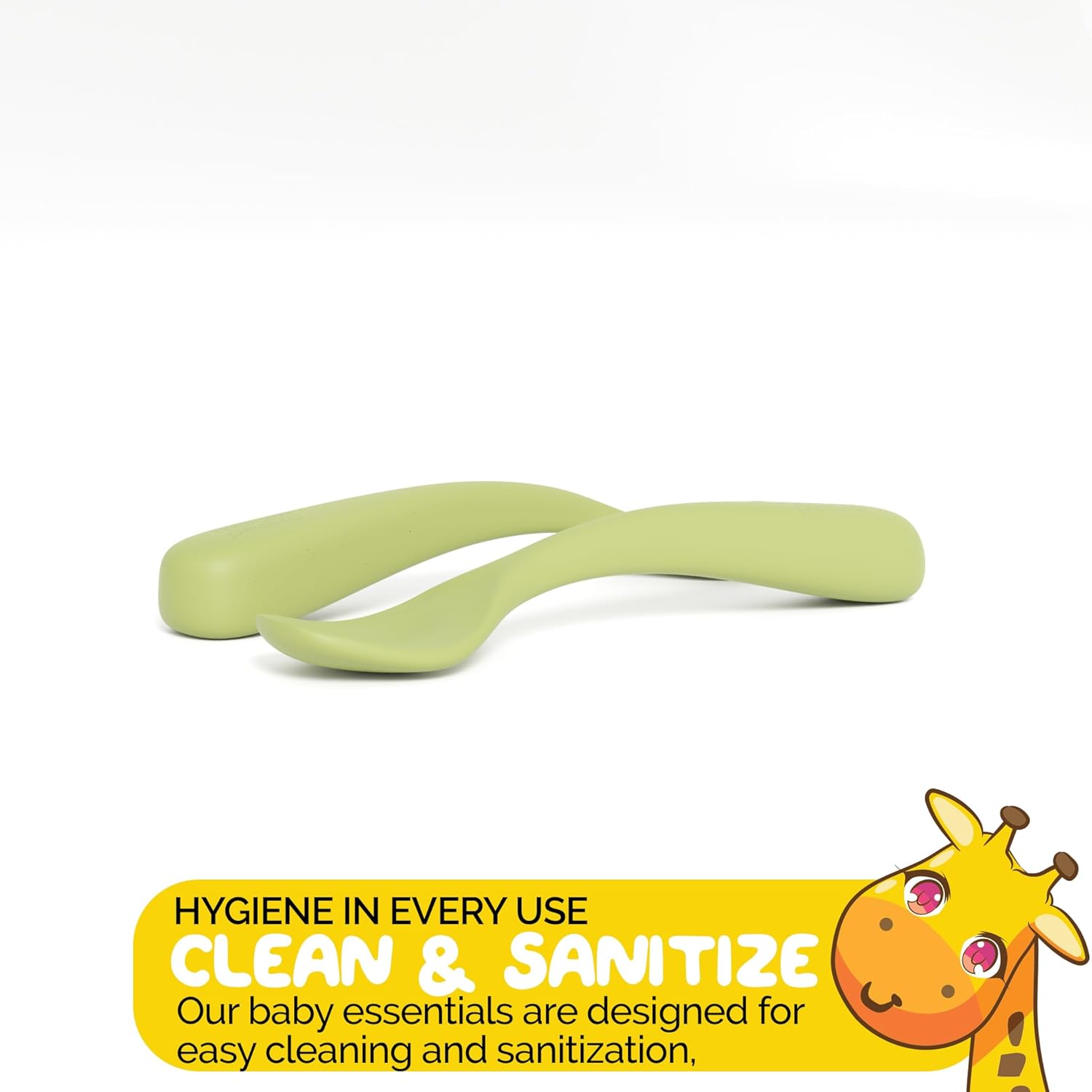 Muqee Peeko Baby Feeding Essentials Set - 3 Piece Green