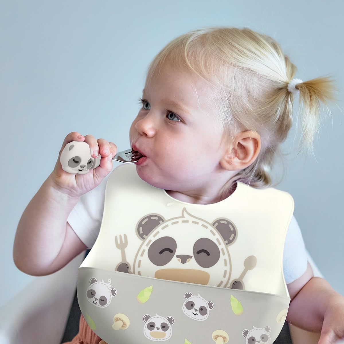 Toddler Feeding Utensils Set for Small Hands 18 Months BPA Free