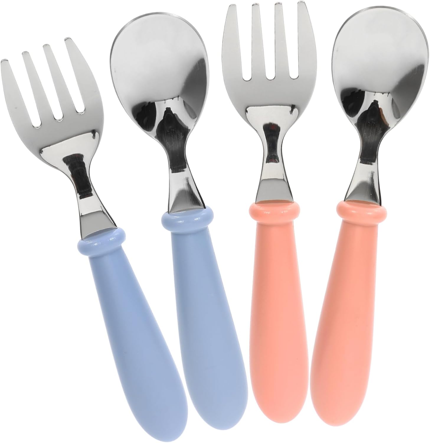 4Pcs 304 Stainless Steel Baby Utensils Set