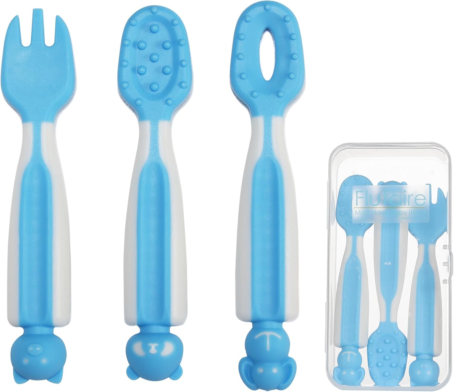 Baby Self Feeding Spoons Set 6 Months BPA-Free