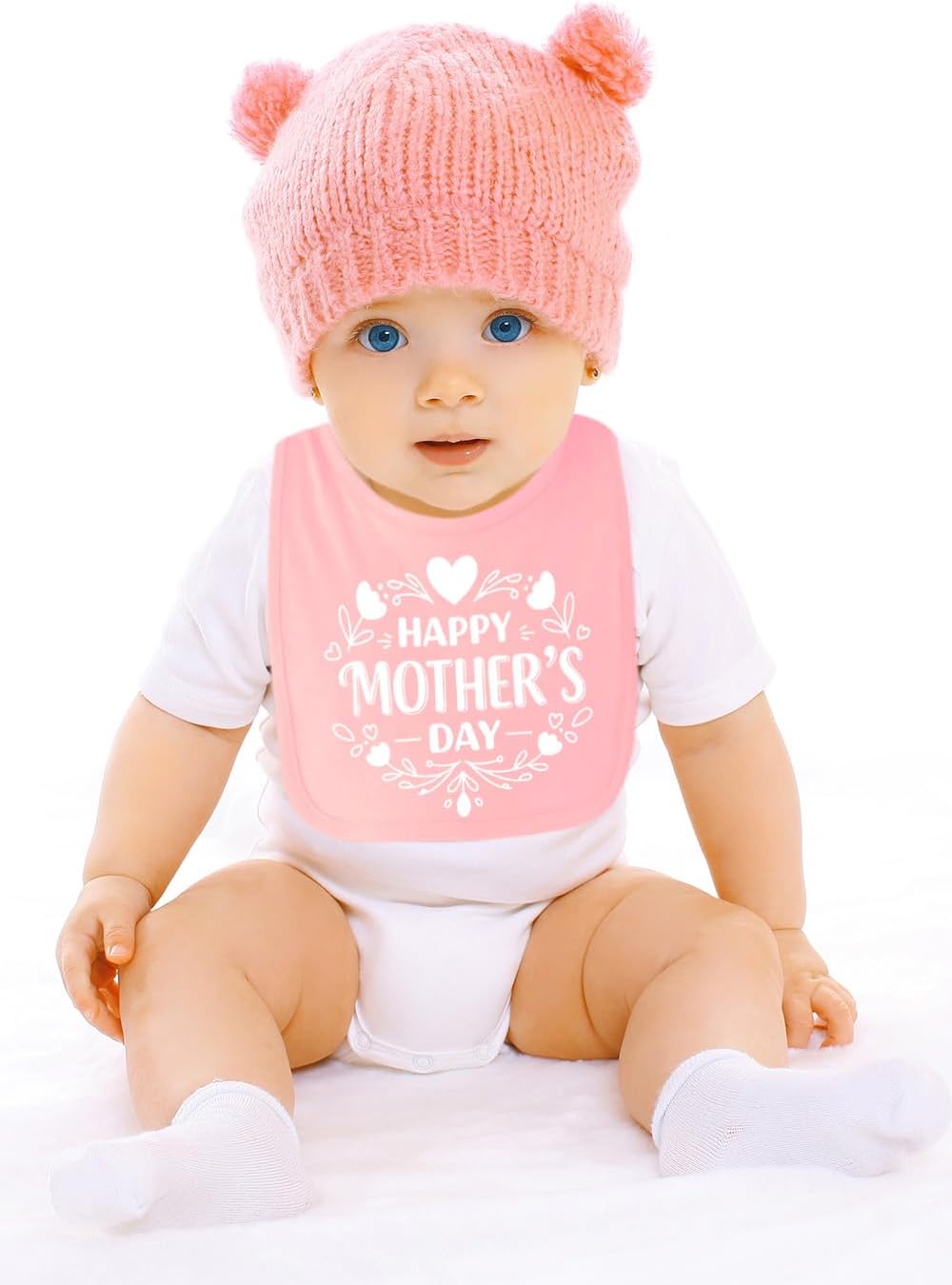Aidens Corner Happy 1st Mothers Day Baby Bib
