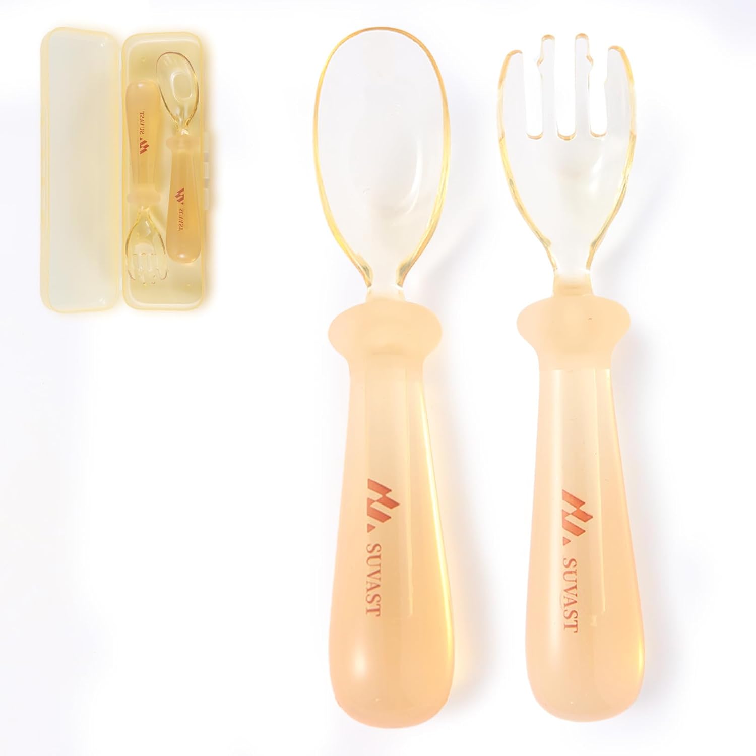 Suvast Reusable Baby Spoon Set 100 BPA Free