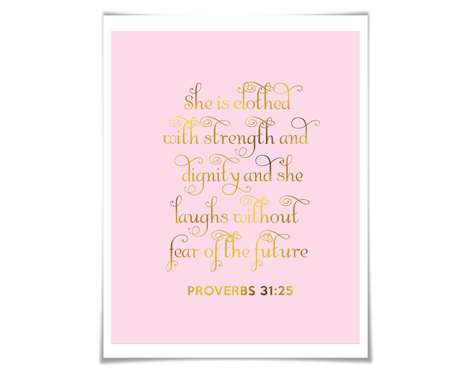 Folio Creations Baby Strength Dignity Foil Print