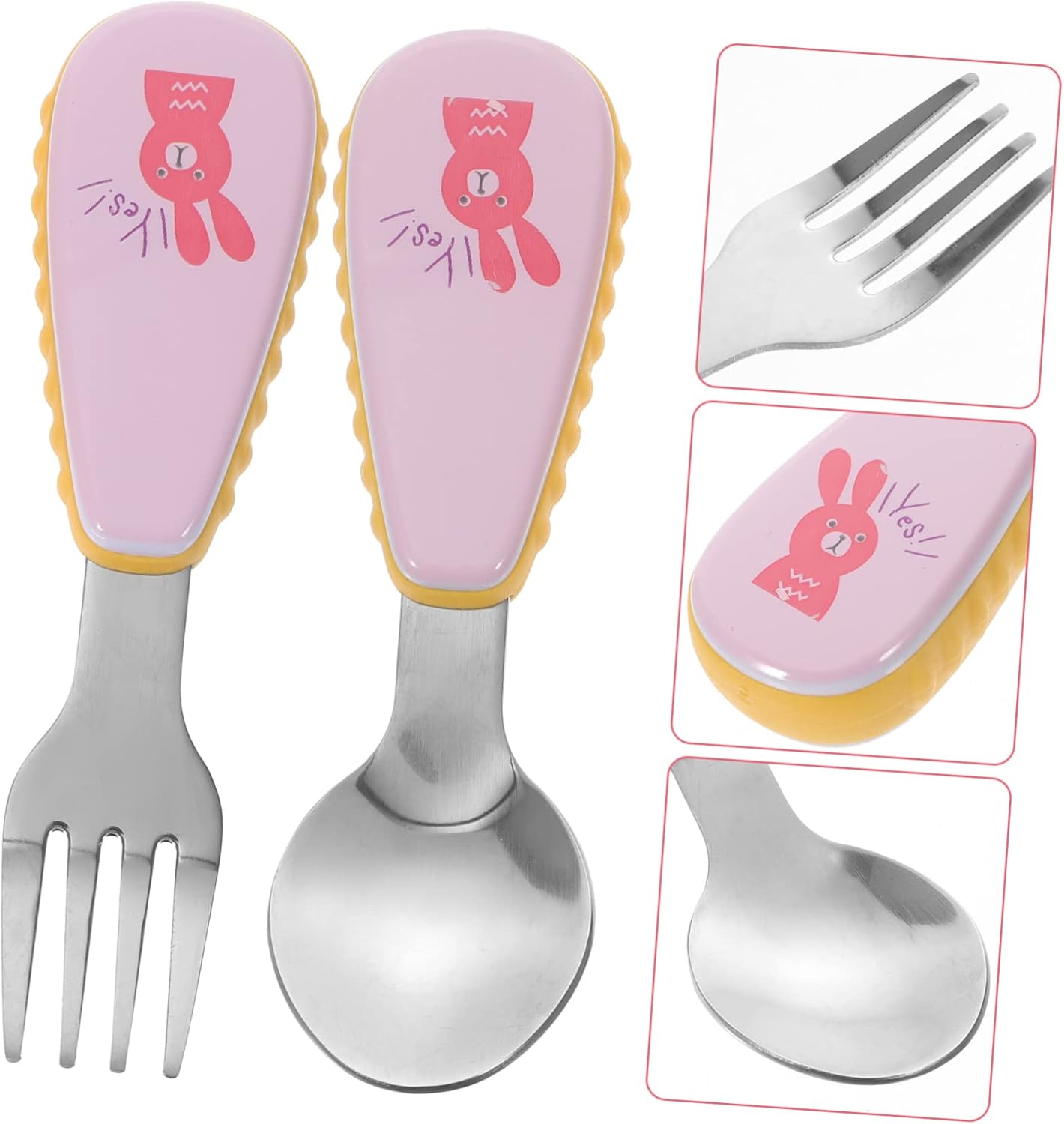 SHOWERORO Kids Stainless Steel Cutlery Set
