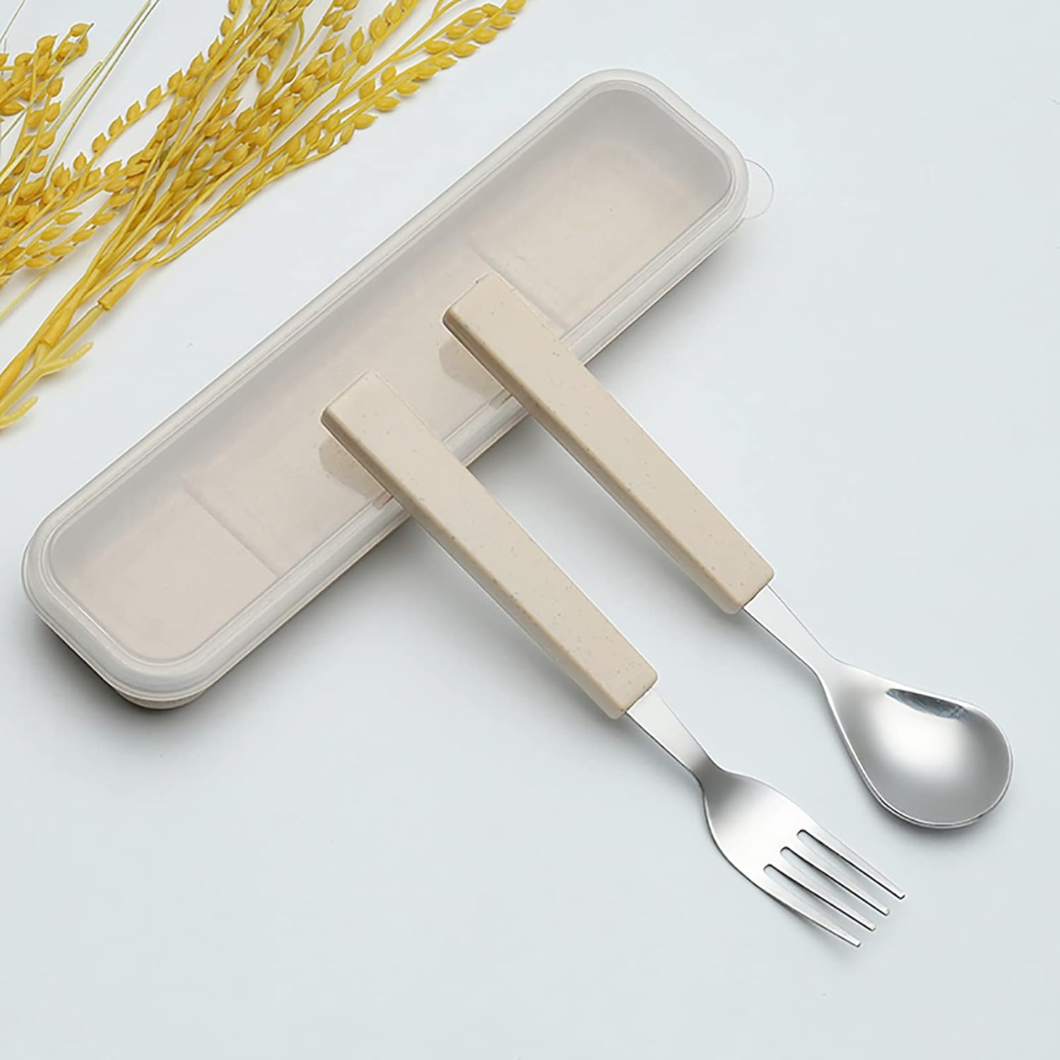 VANRA 2-Piece Kids Flatware Set with Travel Case 1