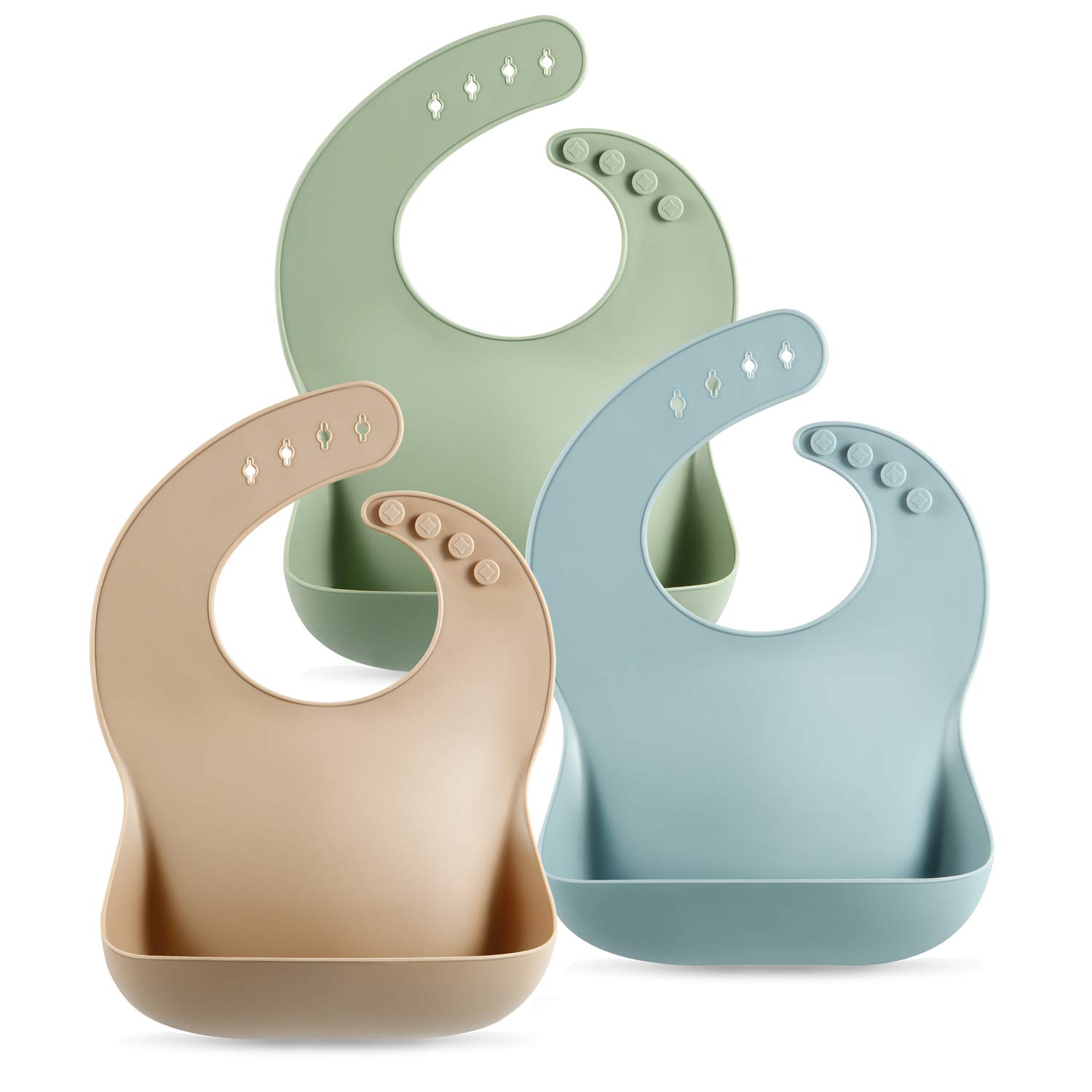 PandaEar Reusable Feeding Bibs Utensils Set 1