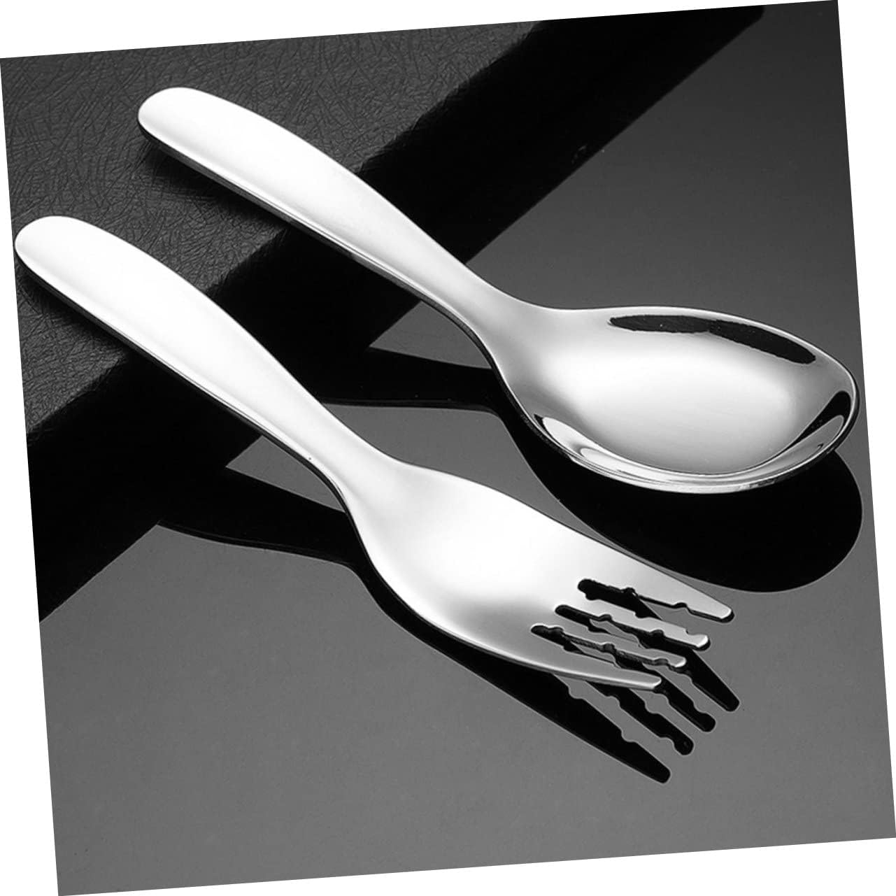 CRILSTYLEO 2PCS Stainless Steel Utensils Set