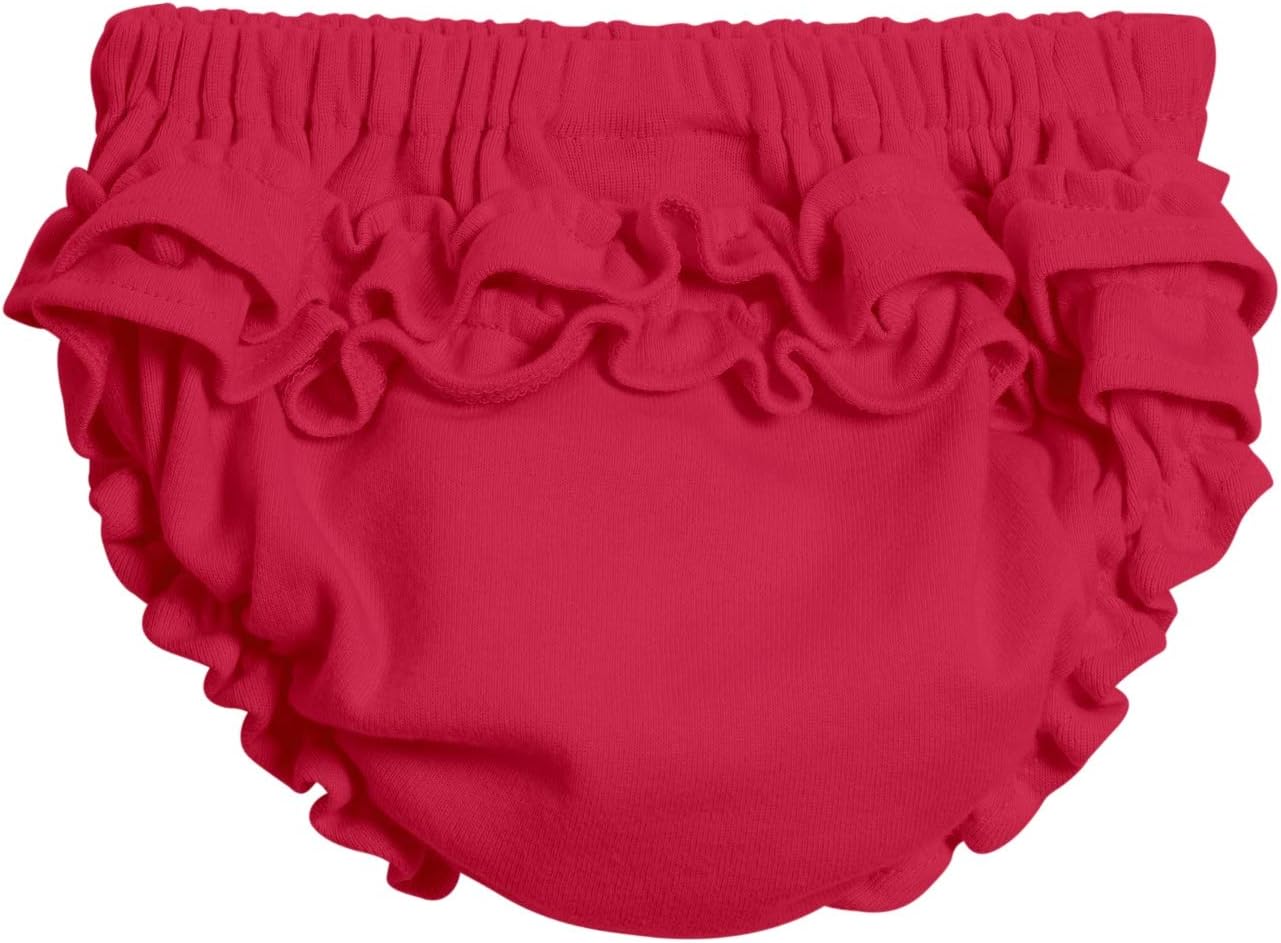 City Threads Made in USA Baby Girls Ruffled Diaper Covers Bloomers