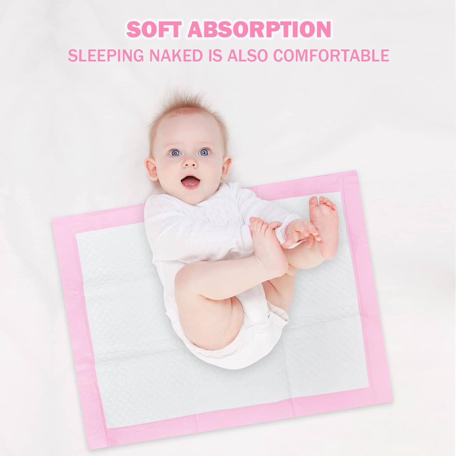 Sundee 50 Pack Baby Changing Pad with Leak-Proof Design 1