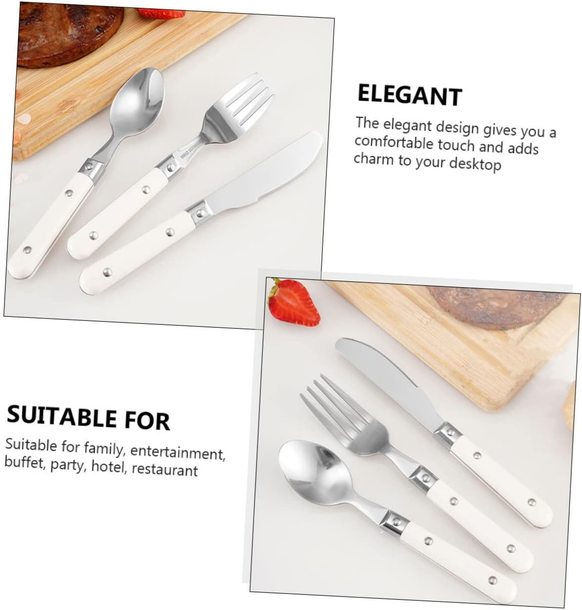 ASAKKURA 3 Piece Cutlery Set for Toddlers 1