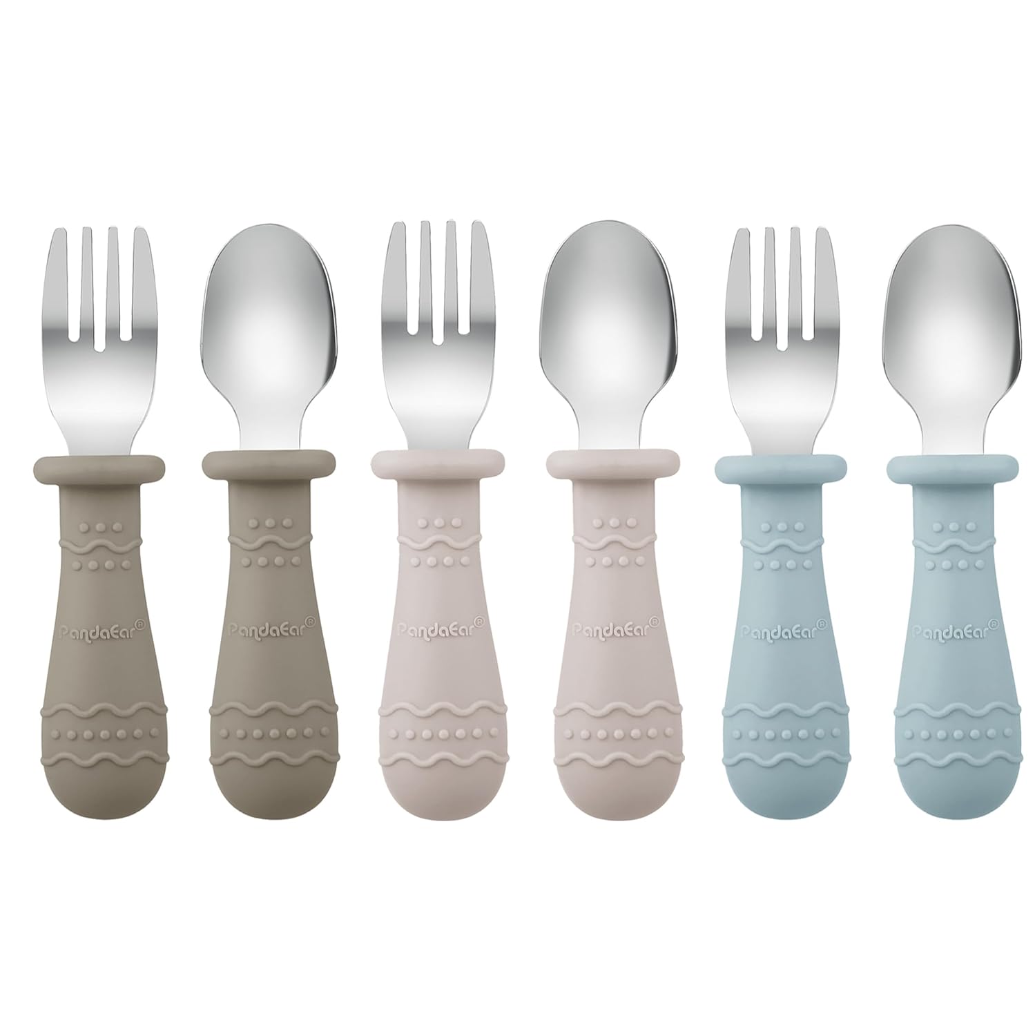 PandaEar Feeding Bibs Utensils Set
