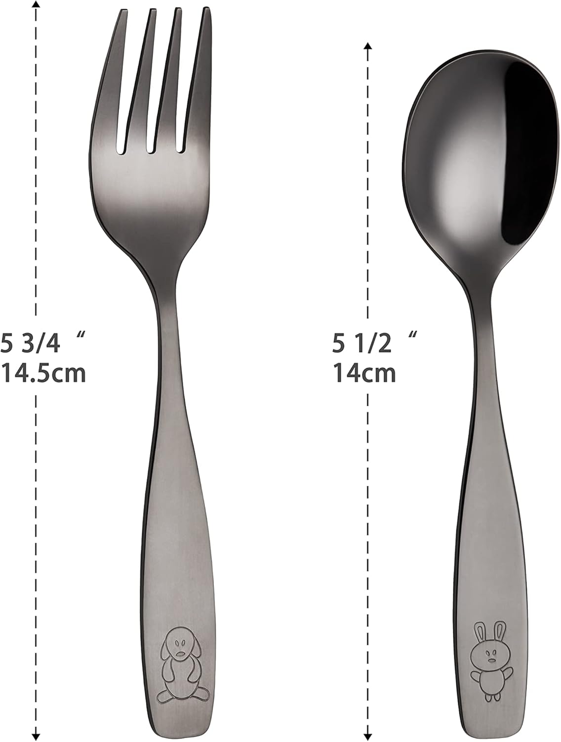 ANNOVA Kids Flatware Set 6PCS Stainless Steel