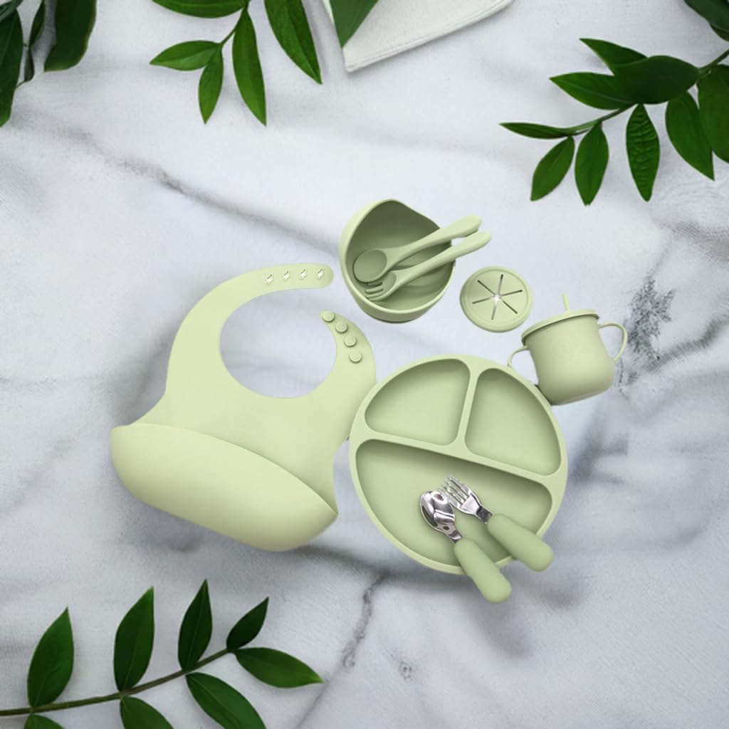 Phoenix Heart 10 Piece Baby Feeding Set