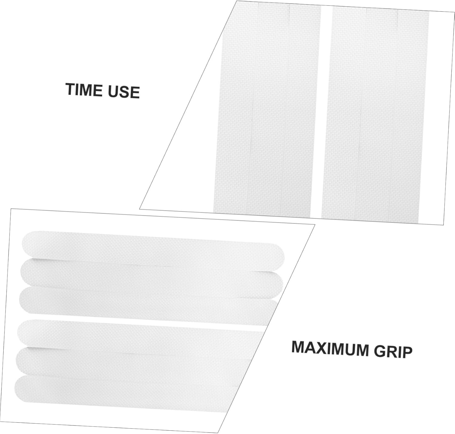Zerodeko 6pcs Transparent Anti-Slip Bath Treads