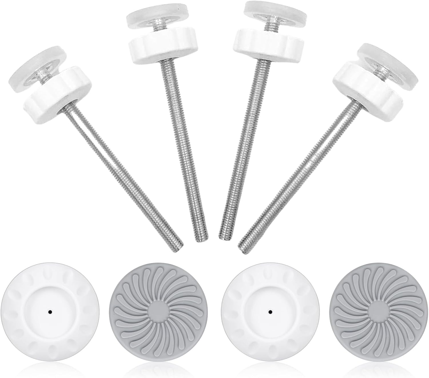 4 Pack Baby Gate Extender with Wall Protector