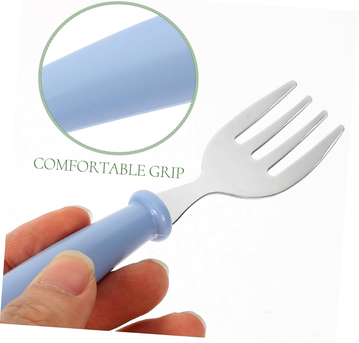 ifundom 4Pcs Stainless Steel Utensils Set for Babies