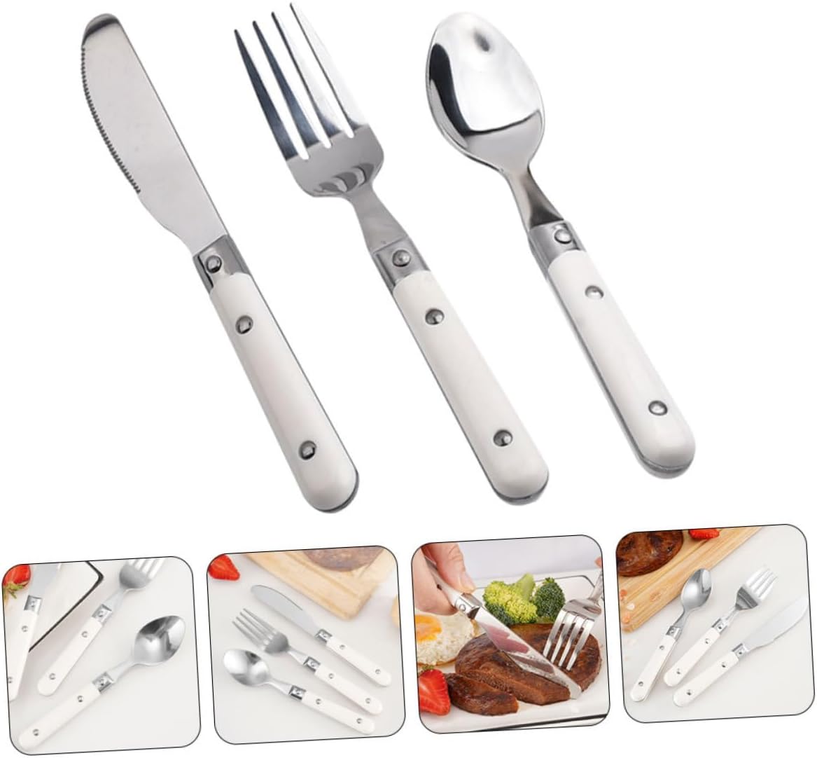 ASAKKURA 3 Piece Cutlery Set for Toddlers 1