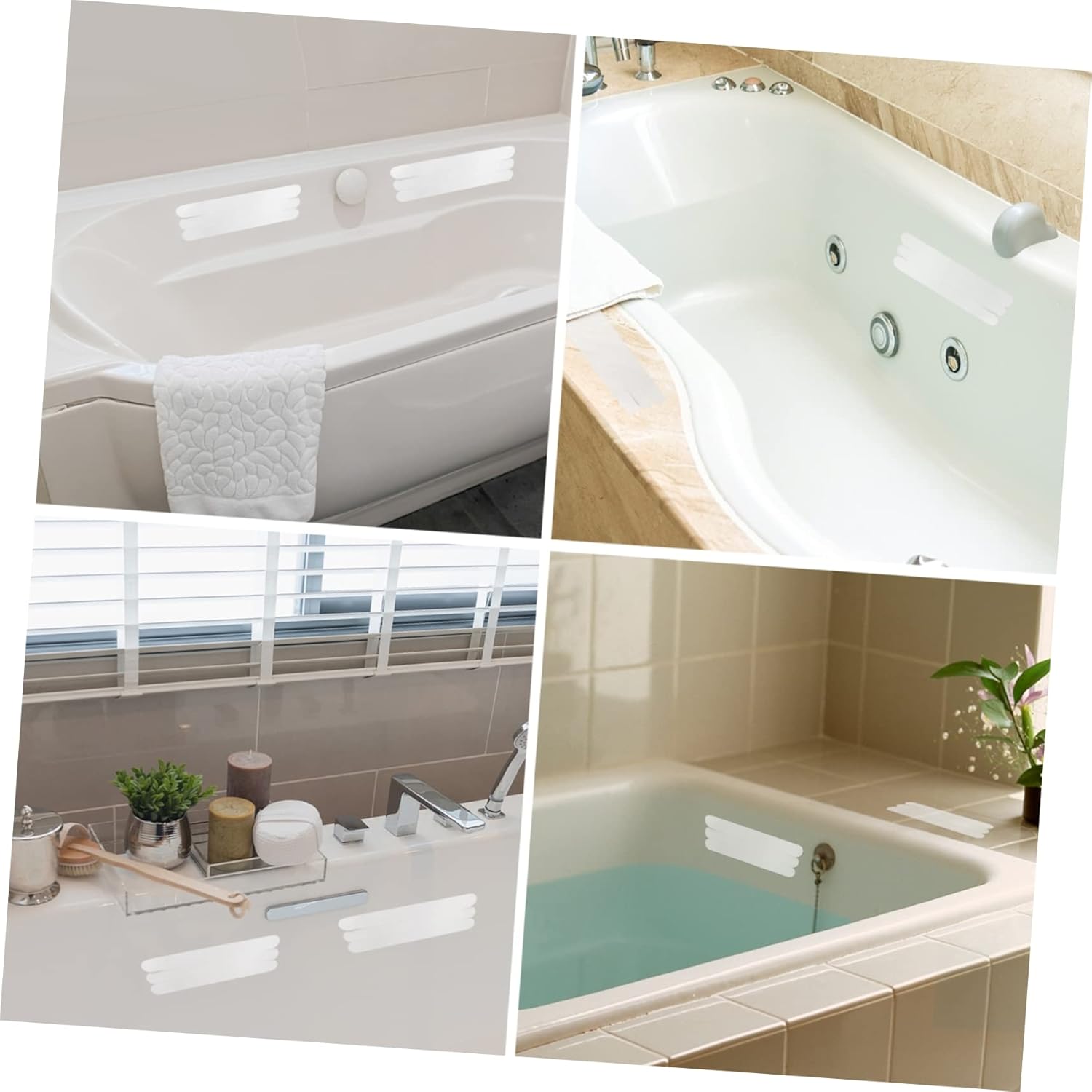 Cabilock 6pcs Non-Slip Stickers for Bathroom Safety 1