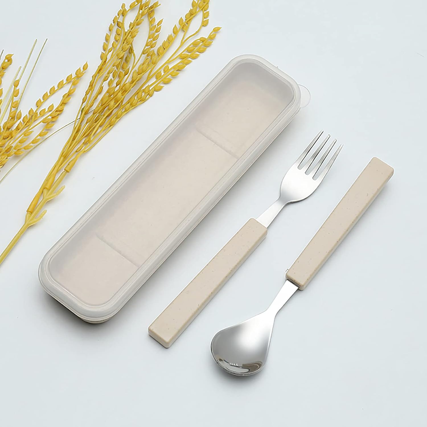 VANRA 2-Piece Kids Flatware Set with Travel Case 1