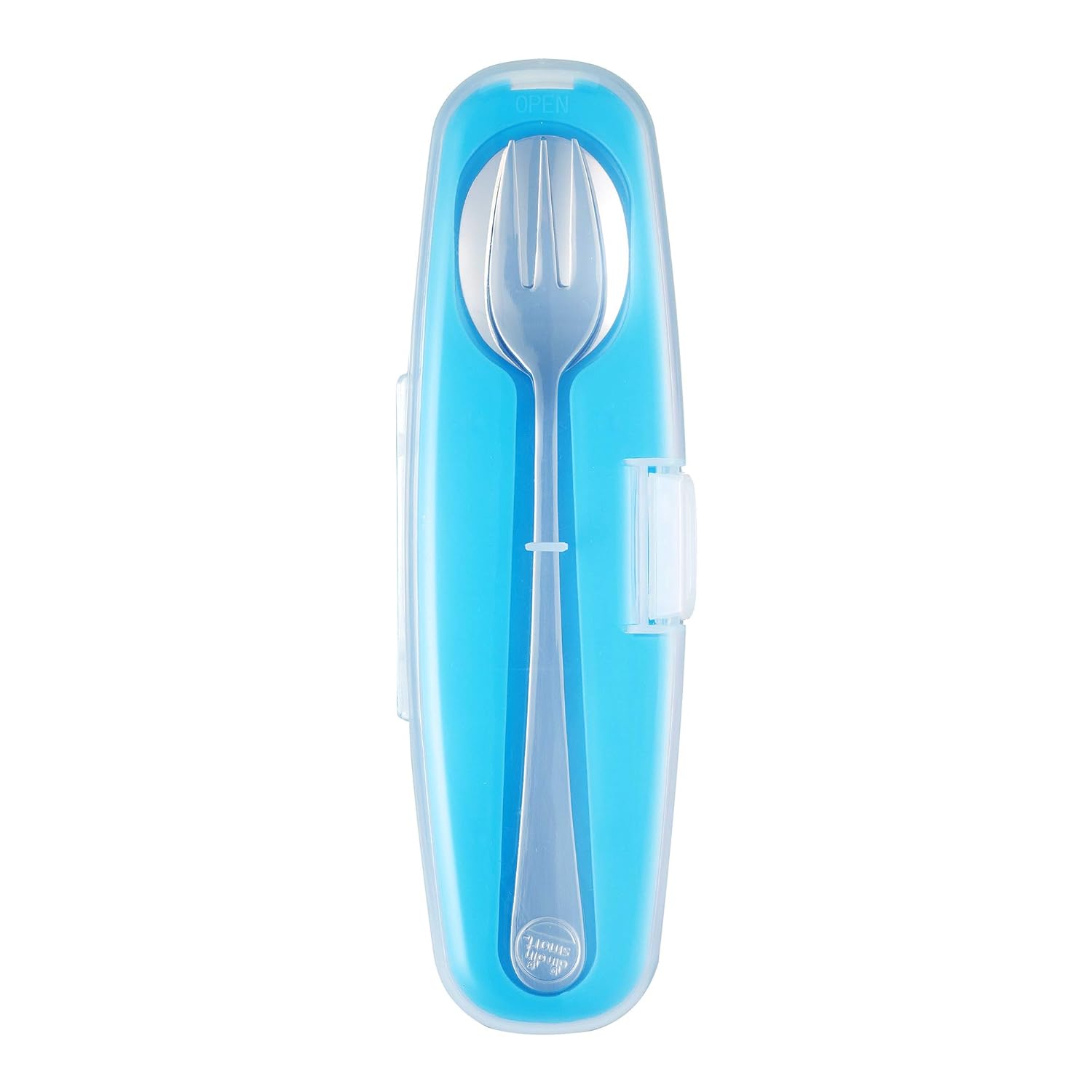 Innobaby Din Din Smart Stainless Steel Spoon and Fork with Carrying Case
