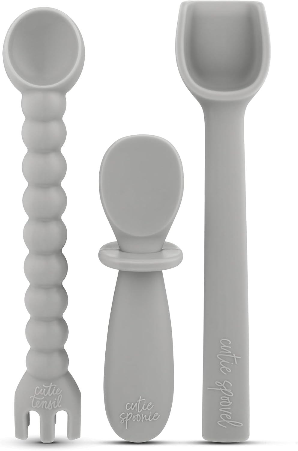 Ryan Rose Silicone Baby Spoon Set of 3 for Led Weaning