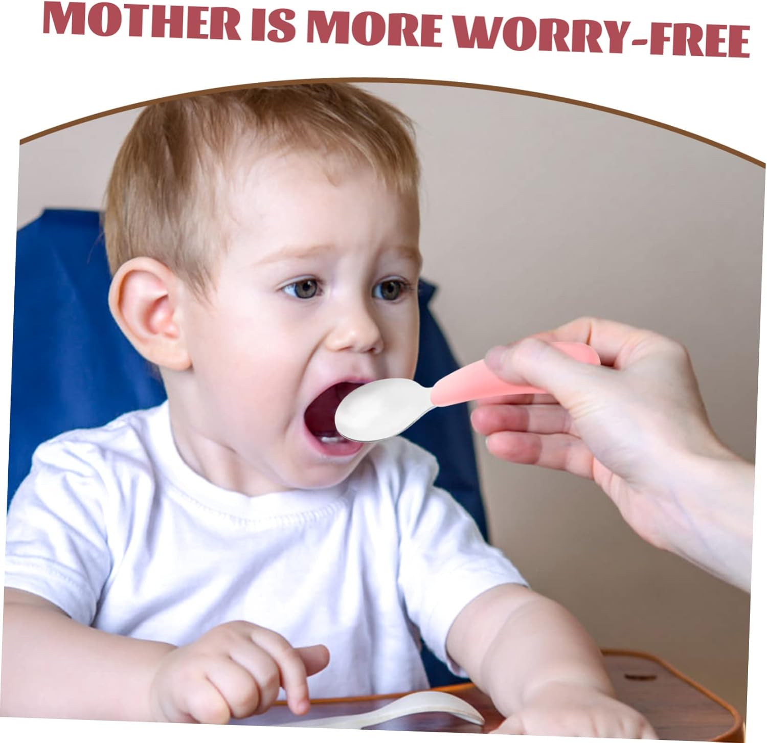 Infant Fork and Spoon Set for Safe Eating at Home