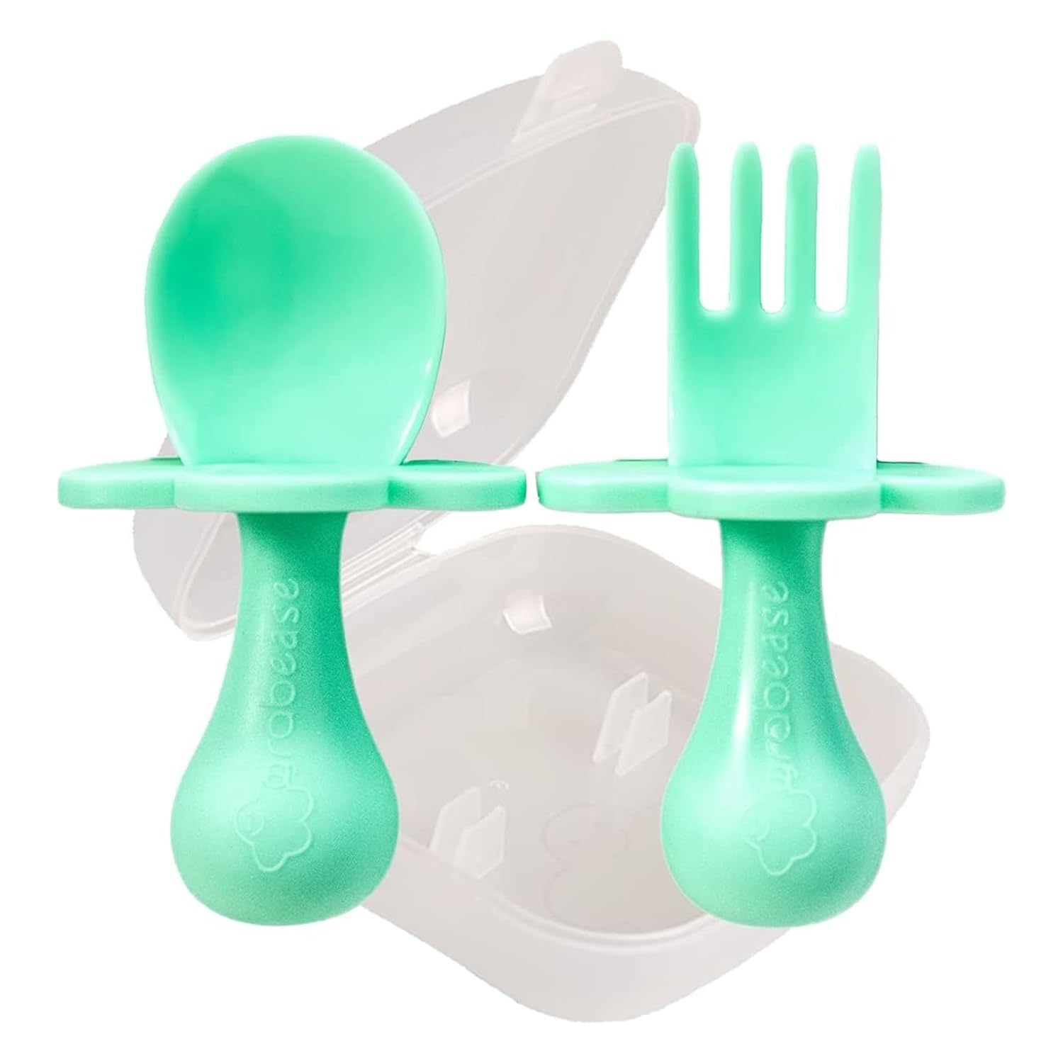 Grabease Baby Spoons Toddler Set Mint