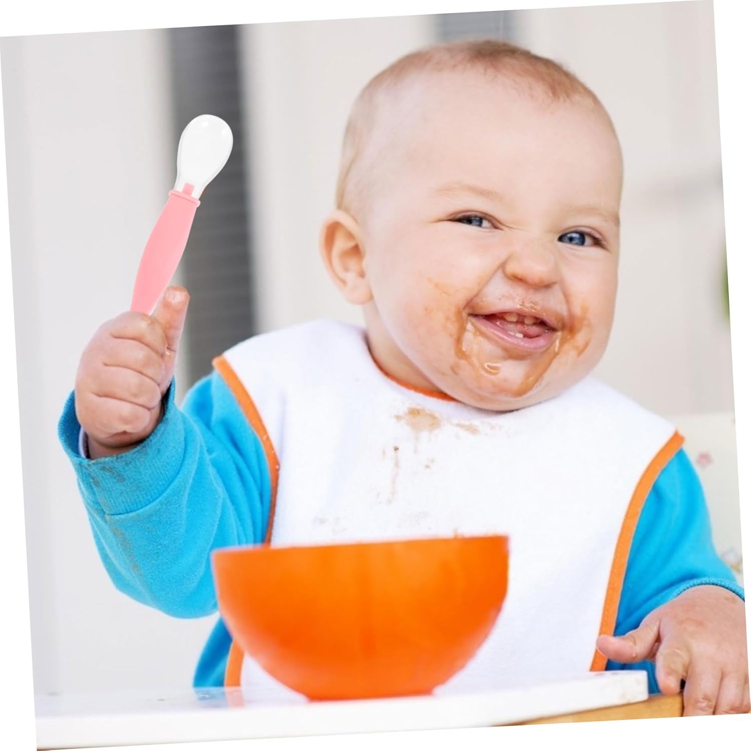 VICASKY 2PCS Cute Spoon Set for Gentle Feeding