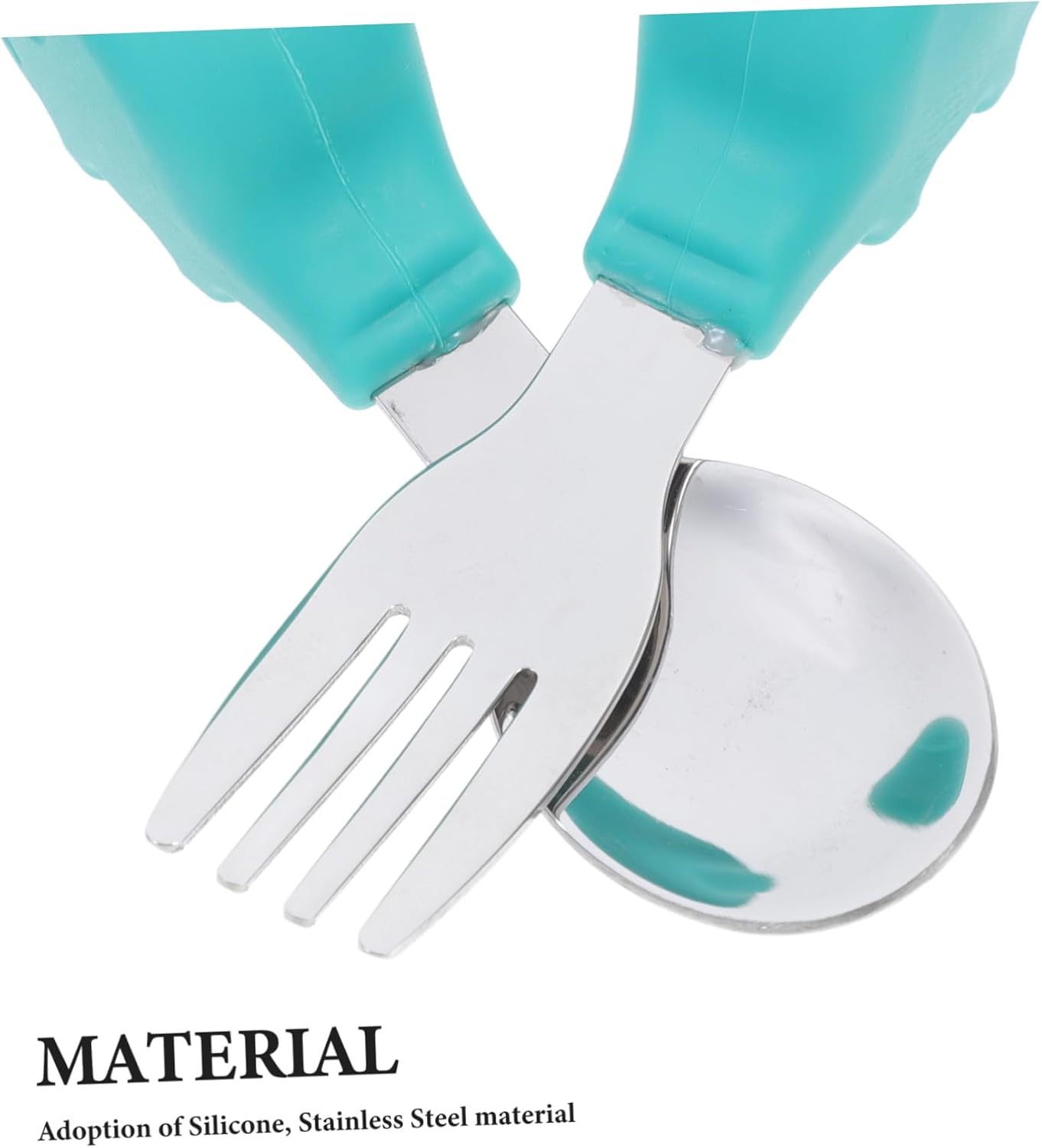 Baby Training Fork and Spoon Set for Home Dining