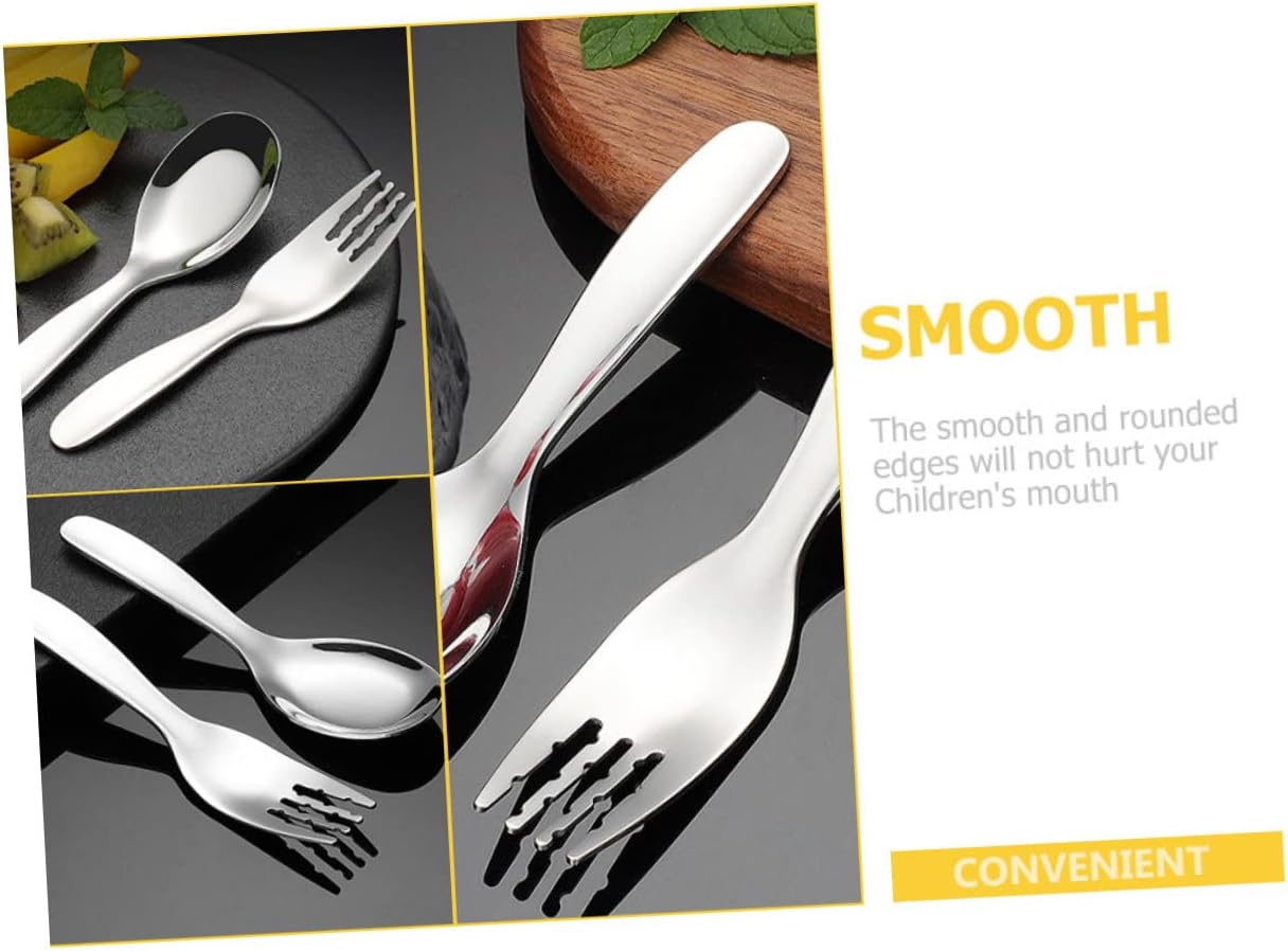 CRILSTYLEO 2PCS Stainless Steel Utensils Set