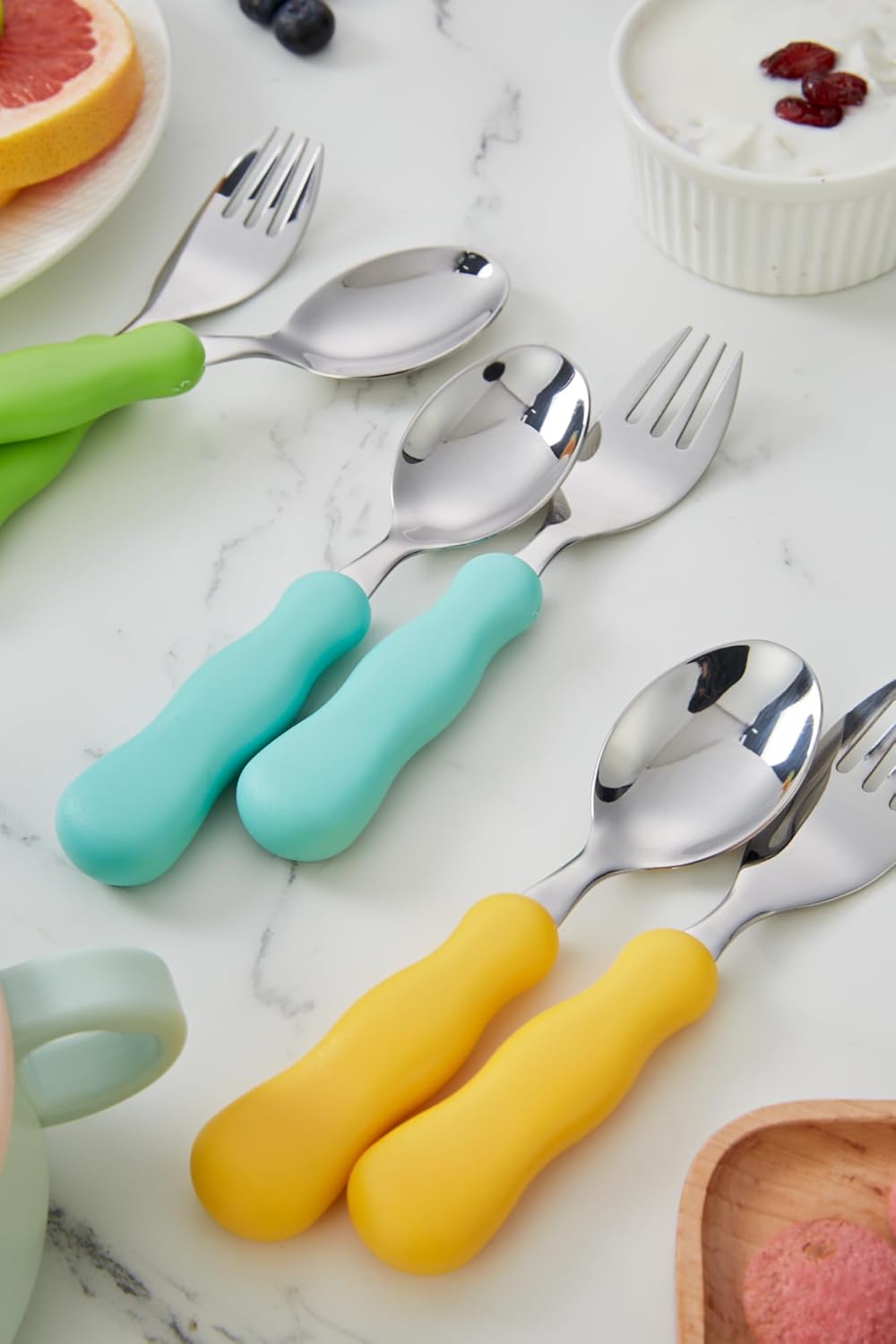 Annova Kids Silverware 6 Piece Set BPA Free