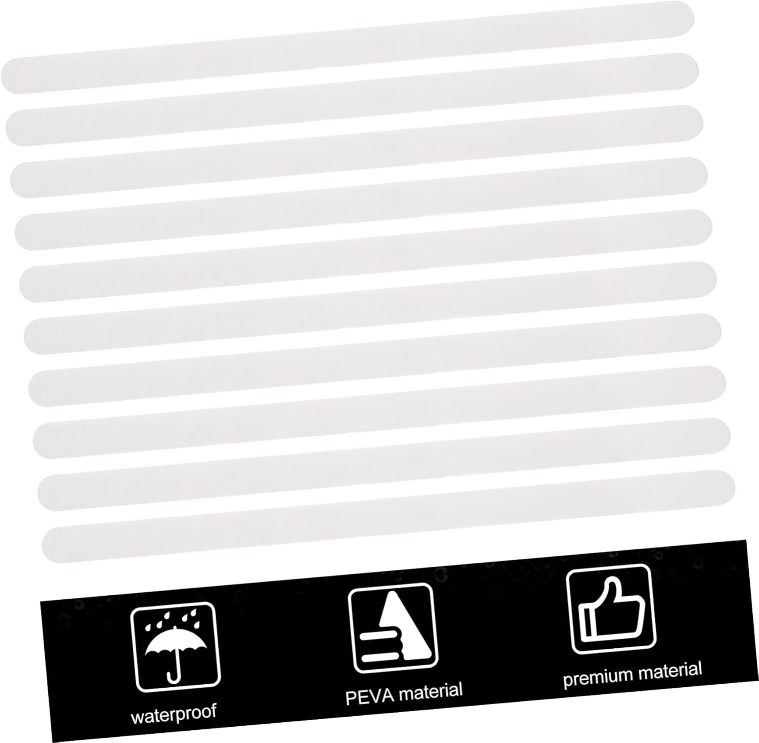 Luxshiny 36pcs Non-Slip Bath Safety Strips