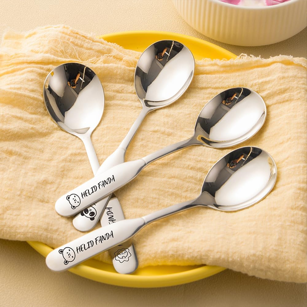 Maiyuansu Toddler Spoons 4pcs Stainless Steel Set 1