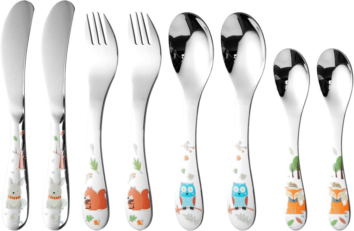 LYIYEYAN Toddler Cutlery Set Stainless Steel