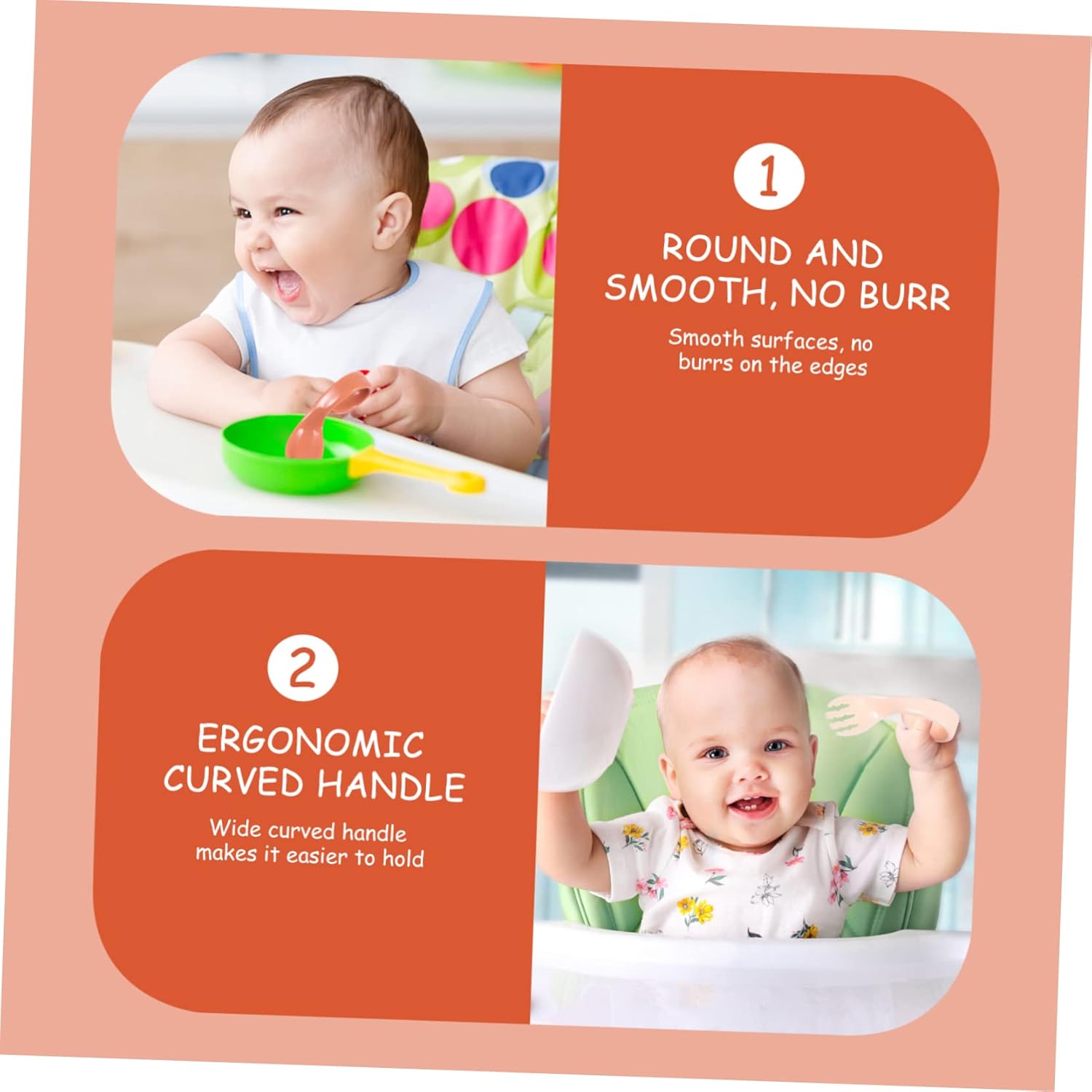 Kisangel Toddler Training Utensils Set