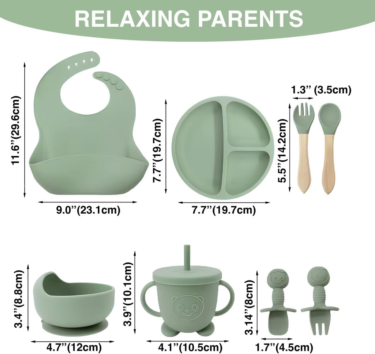 Silicone Baby Feeding Set for Picky Eaters 1